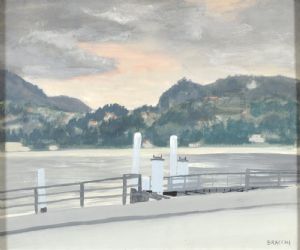 Veduta di Malgrate vista da Lecco, 1935 circa